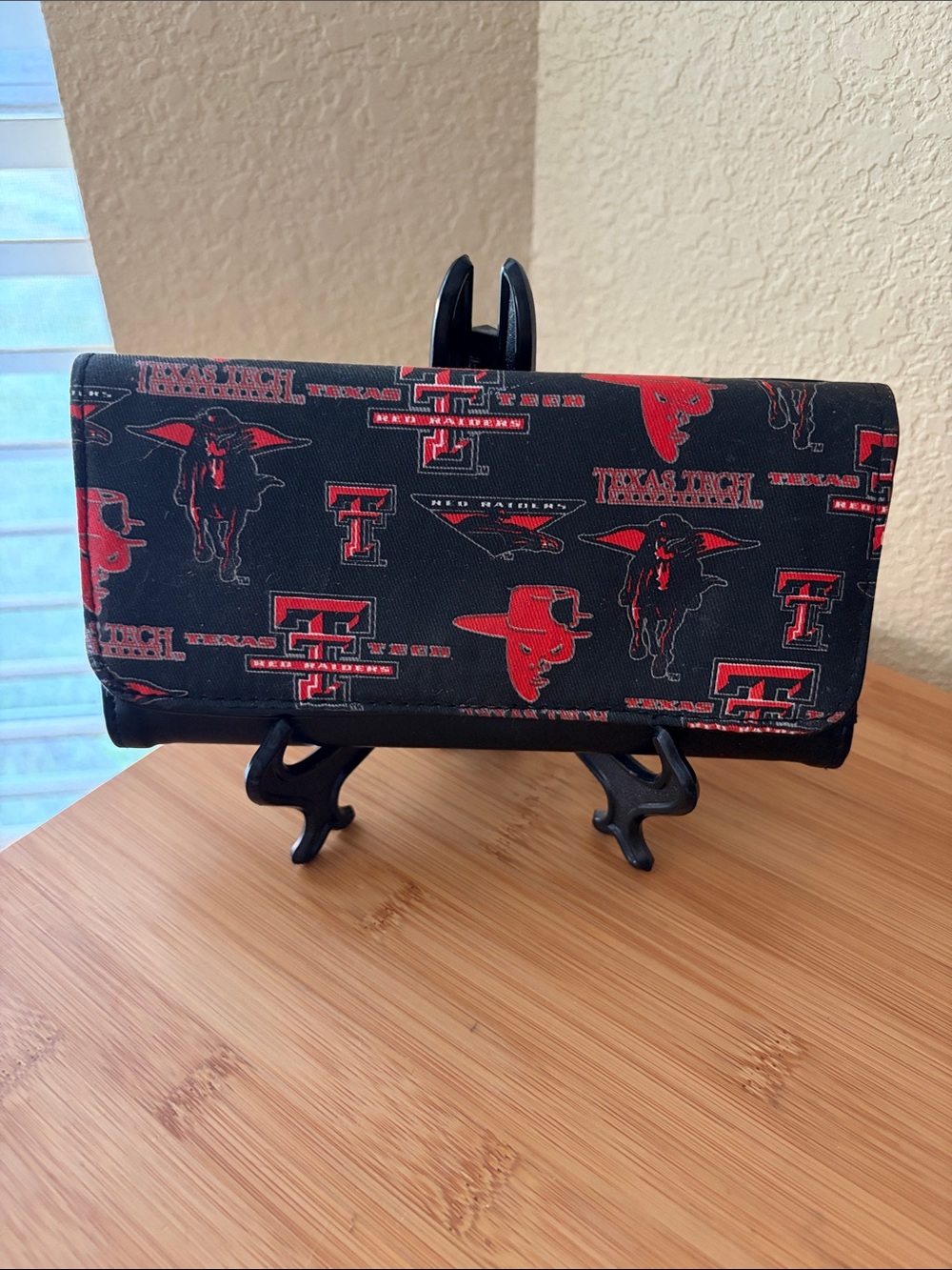 Red raiders Black & Red Canvas Wallet